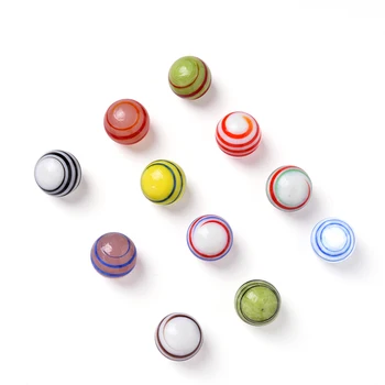 11PCS/Set 20MM Stikla Bumbu Krēms Konsole Spēli Pinball Mazas Bumbiņas Pat Rotaļlietas Vecāku un Bērnu Krelles Veselīgs Bumbu