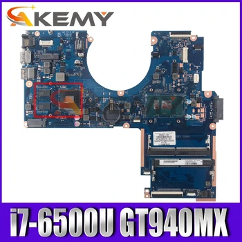 TPN-Q172 HP PAVILION 15-ĀS G34A Klēpjdators Mātesplatē DAG34AMB6D0 CPU i7-6500U GPU GT940MX DDR4 856227-601 Pilnībā Pārbaudīta