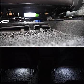 Automašīnas salona LED Footwell, ņemot vērā Mutes darbības Telpa Lampas&Kabelis Passat B6 B7 B8 Golf 6 7 MK7 Jetta 5 MK6 Tiguan touran 5GG947409