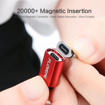 2 3.A Tips Magnētisko USB Kabeli, Ātra Uzlāde C Tips Micro USB Vadu, Kabeļu Magnēts Lādētājs Datu Maksas Mobilā Telefona Kabelis Priekš Iphone