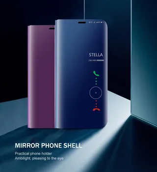 Poco pro x3 nfc Smart Mirror Phone Gadījumā xiaomi poco pro x3 flip case cover fundas xiomi poko x3 pro x 3 3pro pasaules versija