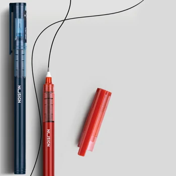 4gab Morandi Rullīšu un Lodīšu Pildspalvu Komplekts 0.5 mm Lodīšu 1100m Izturīgs Rakstot Melna Krāsa Gēla Tintes Pildspalvas, Kancelejas preces, Biroja, Skolas A6263