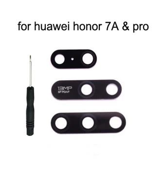 Par Huawei Honor 7.A Pro Tālrunis Oriģināls Korpusa Jaunu Pakaļējo Aizmugurējo Kameru Stikla Objektīva Vāciņu, Lai HUAWEI 7.A Pro + Instrumenti