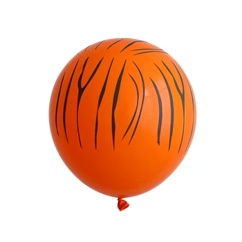 50gab 12inch Dzimšanas Dzīvnieku Lateksa Baloni Tīģeris, Zebra Govis Pusei Džungļu Puses ballon Dzimšanas dienas svinības Dekors Bērniem, dzimšanas dienu Globos