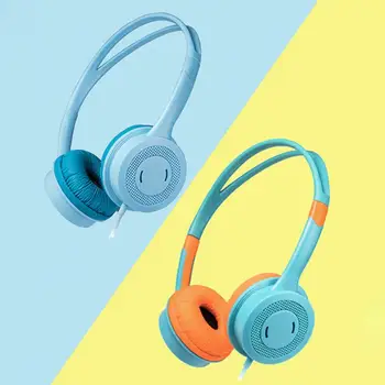 HQ Stereo Bass Krāsains Austiņas ar Vadu, Lai Xiaomi Huawei Ar Mikrofonu Mūzikas Austiņas Bērniem Salokāms Austiņas Dāvanas