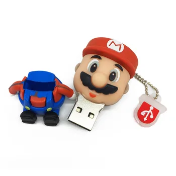 Super Mario sēņu gudrs usb flash drive dāvanu 8g spēle mīļotājiem sīkrīku pasūtījuma funny multiplikācijas filmu radošo usb flash drive usb3.0 stick