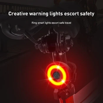 400 lm velosipēdu gaisma, astes gaismas izcelt nakts izjādes gaismas velosipēdu astes gaismas velosipēdu bremzes, gaismas, drošības, brīdinājuma gaismas