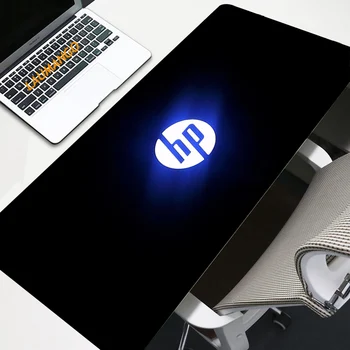 HP LOGO Peles paliktņa Atdzist Spēlētājs Ātrums Pelēm apdare 90x40cm Gumijas galda, Klaviatūras peles paliktnis galda Mat CS GO, LOL, Dota2 Paklāju