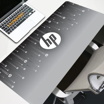 HP LOGO Peles paliktņa Atdzist Spēlētājs Ātrums Pelēm apdare 90x40cm Gumijas galda, Klaviatūras peles paliktnis galda Mat CS GO, LOL, Dota2 Paklāju
