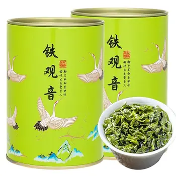 Tieguanyin jaunu tea 125g Ķīna Anxi kalnu tīkams orhideju smaržas oolong tējas taras tējas l konservētu zaļo dāvanu