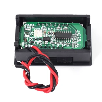Auto Akumulatora Uzlādes Līmeņa Indikators 12V Svina-Skābes Litija Baterijas Jaudas Mērītājs Dual Sarkans LED Displejs, Voltmetrs Maksas Testeris