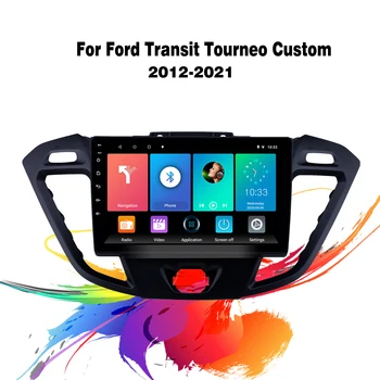 Eastereggs 9 Collu 2 Din Auto Multimedia Player Android Wifi GPS Navigācijas Ford Transit Tourneo Custom 2012-2021 Galvas Vienības
