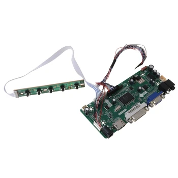 Kontrolieris Valdes LCD HDMI, DVI, VGA PC Audio Modulis Vadītāja DIY Komplektu 15.6