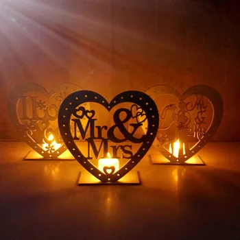 LED Gaismas Līgavas Mr&Mrs Kāzu Galda Dekorēšana Kāzu Puse, Apdares Labu Piegādēm Koka Kāzu Rotājumi