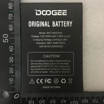 DOOGEE X9 Mini Akumulatora Nomaiņa BAT16542100 2000mAh Lielas Ietilpības Litija-jonu Rezerves Akumulators Par DOOGEE X9 Mini Smart Tālruni