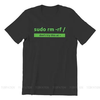 Sudo Programmēšanas Komandu Vīriešu T Linux Operētājsistēmu Pingvīns Tux Crewneck Tops Kokvilnas T Krekls Humora Dāvanu Idejas
