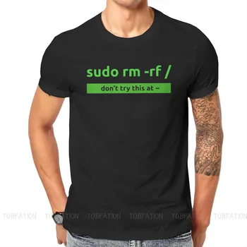 Sudo Programmēšanas Komandu Vīriešu T Linux Operētājsistēmu Pingvīns Tux Crewneck Tops Kokvilnas T Krekls Humora Dāvanu Idejas