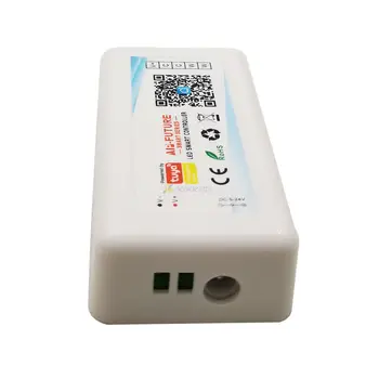 Tuya WiFi Viedo LED Kontrolieris DC 5-24V DIM RGB KMT RGBW LED lentes Strādā ar Google Home Alexa