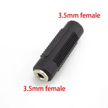 Mini 3.5 mm Sieviešu Sieviešu Jack Stereo Audio Adapteri Pārveidotāja Adapteris Savienotājs Savienotājs Metāla Zelta Pārklājumu Savienotāji L19