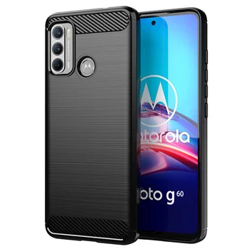Lai Segtu Motorola Moto G60 Gadījumā Moto G60 Coque Aizmugurējo Buferi Triecienizturīgs Mīksto Bruņas TPU Case For Moto G10 G30 G50 G60 Fundas