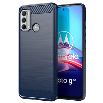 Lai Segtu Motorola Moto G60 Gadījumā Moto G60 Coque Aizmugurējo Buferi Triecienizturīgs Mīksto Bruņas TPU Case For Moto G10 G30 G50 G60 Fundas