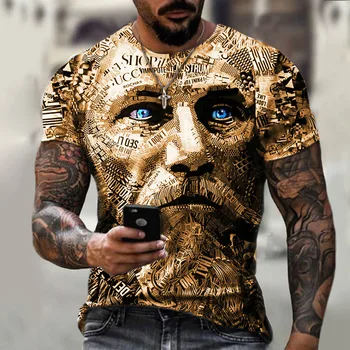 Ir 2021. jaunu, 3D vīriešu t-krekls, īstermiņa piedurknēm t-krekls, vasaras modes īsām piedurknēm, vīriešu modes t-krekli, modes t-krekls vīriešiem