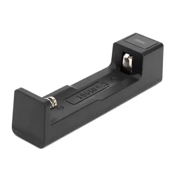 USB 1 Slots 18650 Akumulatoru, Ātrās Uzlādes Lādētājs Portatīvajiem USB Lādējamu Litija Bateriju Alloyseed Lādētāju Doka Stacijas Šūpuļa