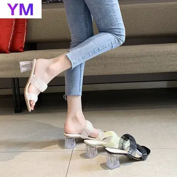 Vasaras Sieviešu Sandales Modes Mežģīnes Dzīvoklis Bez Slīdēšanas Ikdienas Band Dāmas Kurpes Pludmales Sandales Skaidrs Papēža Zapatillas Mujer Casa 2021