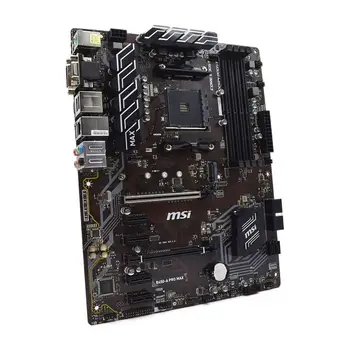 MSI B450-PRO, MAX Pamatplates AMD B450 Ligzda AM4 DDR4 AMD Ryzen 32GB M. 2 PCI-E 3.0 X16 Slots, HDMI Darbvirsmas Izmantot Mainboard
