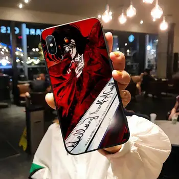 Anime Hellsing Alucard Ventilators augstas kvalitātes Telefonu Gadījumā coque iPhone 11 12 pro XS MAX 8 7 6 6S Plus X 5S SE 2020. GADAM XR