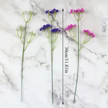 Mākslīgo Ziedu Pušķi, Plastmasas Nepatiesu ziedu DIY Foto Aksesuārus, Ziedu Galvas Filiāle Ziedi Kāzu Mājas iekštelpu Apdares