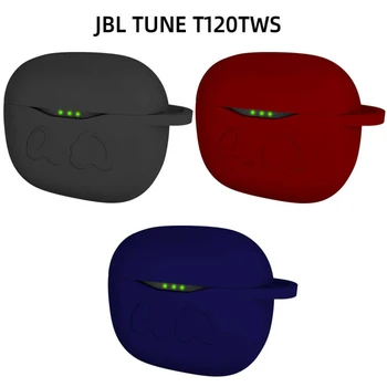 Anti-fall Silikona Austiņas Gadījumā seguma Apvalks Piemērots JBL Melodija T120 TWS Bezvadu Bluetooth Austiņas Aksesuāri