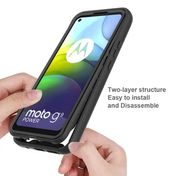 Motorola Moto G7 G8 G9 tiesības Spēlēt E7 Plus G Ātra Kodolsintēzes Edge + 360 Gadījumā,lieljaudas Triecienizturīgs Bufera Skaidrs, TPU Tālruņa Vāciņu