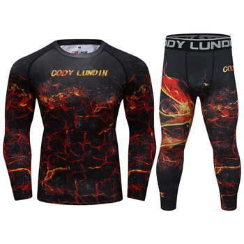 Cody Lundin Sporta Tērps Tracksuit Sporta Zeķes Jaunā Dizaina Braukšanas Rashguard Sublimācijas Izdrukāt