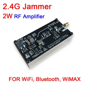2.4 Ghz WiFi Slaucīšana Biežums Jammer vairogs signāla traucējumiem 2W RF pastiprinātājs 2.4 G wifi, WiMAX, Bluetooth,