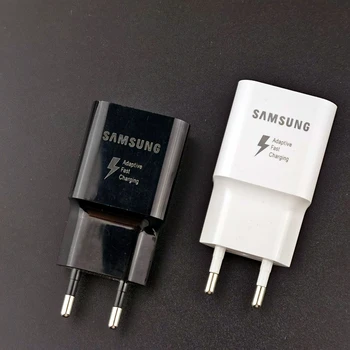 Oriģināls Samsung Fast Charger QC 3.0 ātrās Uzlādes Adapteris, Mikro-Usb Kabelis Galaxy M21 A10 J3 J5 j7 A3 A5 A7 Līdz 2016. S4 S6 S7