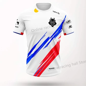 Ir 2021. Jaunā Komanda Vienotu G2 Nacionālās izlases Krekls Vienotu LOL CSGO DATA2 G2 Francija Komandas Līdzjutēju T-krekls Apģērbi