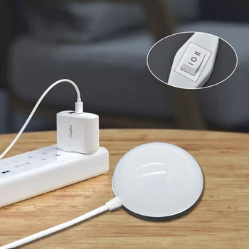 USB Mini Kopmītnē Nakts Gaisma Bērniem Bērnu Lasīšanas Portatīvo Magnēts LED Guļamistabas Sienas Lampas Āra Campping Avārijas Spuldzes