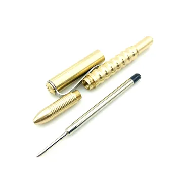 Ārā Rakstīšanas Rīku EDC Misiņa Pildspalvu Klipu Kabatas Lodīšu Pildspalvu
