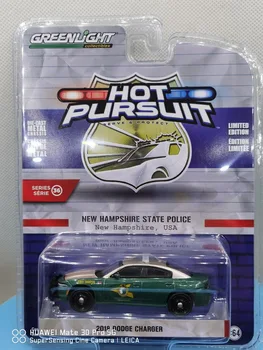 GreenLight Auto 1:64 2018. Gada Dodge Charger Sakausējuma modeļa automašīnas Metāla rotaļlietas, childen bērniem lējumiem dāvanu