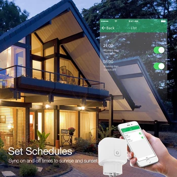 ES Standarta Smart Plug WiFi Ligzda 16A Pilnvaras Uzraudzīt Laika Funkcija Tuya Viedo Dzīvi, Darbus Ar Alexa, Google Home Smart Home