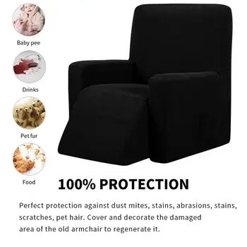 JAUNS Dīvāns Segtu Ūdensnecaurlaidīga Elastīga Slipcover Masāžas Krēsls, Dīvāns Dīvāns Vāka Aizsargs All-inclusive Sofa Cover atsevišķu vietu
