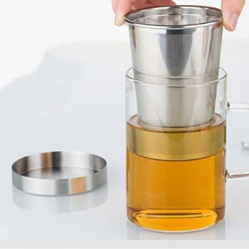 500Ml Ceļojumu karstumizturīga Stikla Tējas Infuser Krūze ar Nerūsējošā Tērauda Vāku Kafijas Tasi Akrobāts Virtuves karstumizturīga Liela