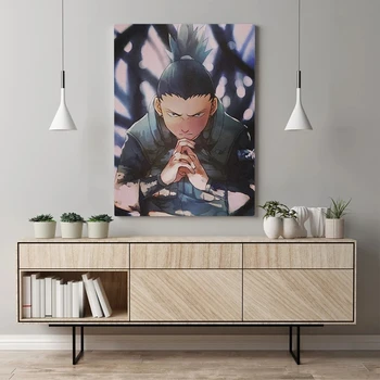 Shikamaru ēnu rīcībā jutsu anime Kanvas glezna dekoru, sienas art pictures guļamistaba studiju sākuma apdare izdrukā plakātu