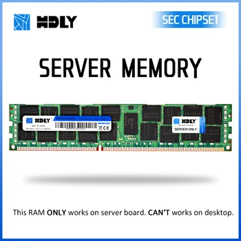 RAM HDLY DDR3 4GB 8GB 16GB 32GB servera atmiņas 1333MHz 1600 1866Mhz REG ECC 2011 1366 pin CPU x58 x79 pamatplates dimm