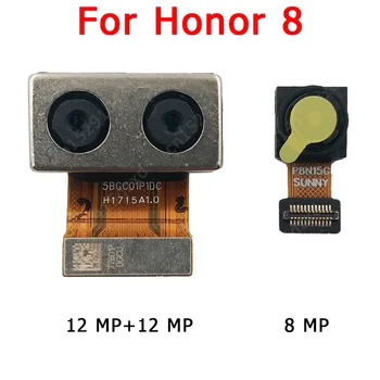 Oriģinālo Priekšējo un Aizmugurējo Aizmugurējo Kameru Huawei Honor 8 Galvenie Saskaras Kameras Modulis Flex Nomaiņa Rezerves Daļas