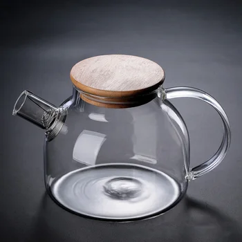 1000-1800ML Pārredzamu Termiski izturīga Caurspīdīga Stikla Tējkanna Tējkanna ar Nerūsējošā Tērauda Filtrs Elementu, Kafiju, Tēju, Augu Pot