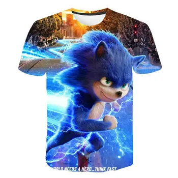 Ir 2021. jauno 3D multfilmu zēnu un meiteņu modes gadījuma T-krekls, personalizētu vasarā valkāt, īsām piedurknēm T-krekls, tops