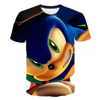 Ir 2021. jauno 3D multfilmu zēnu un meiteņu modes gadījuma T-krekls, personalizētu vasarā valkāt, īsām piedurknēm T-krekls, tops