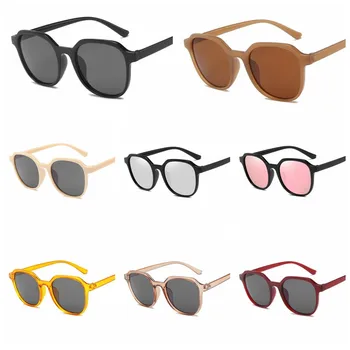 Multi-krāsas Rāmis, 8 Krāsas Objektīvs, Saules Brilles Retro Modes Neto Sarkanā Kārta Anti-UV400 Plānas Lēcas, Saulesbrilles Augstas Kvalitātes